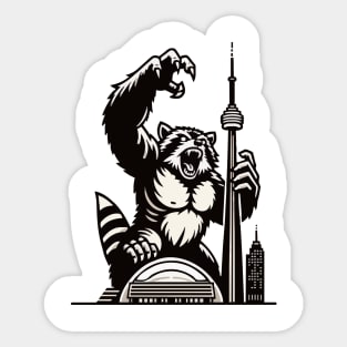 Toronto - King Raccoon Sticker